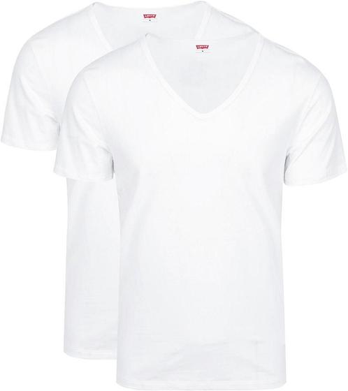 Levis T-Shirt V-Hals Wit 2-Pack maat Maat 52/54 (L) Heren, Vêtements | Hommes, T-shirts, Envoi