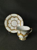 Meissen - B-Form oro 24 carati - Tazza da caffè con piattino