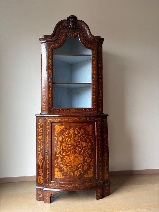 Hoekkast - Mahonie - Marqueterie, Antiek en Kunst, Antiek | Meubels | Stoelen en Sofa's