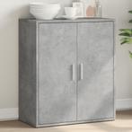 vidaXL Dressoir 60x31x70 cm bewerkt hout betongrijs, Verzenden, Nieuw