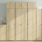 vidaXL Opbergkast 70x42,5x225 cm bewerkt hout sonoma, Huis en Inrichting, Kasten | Dressoirs, Verzenden, Nieuw