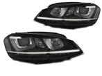 VW GOLF 7 U-TYPE Black DRL Dynamisch Knipperlicht 2e kans, Autos : Pièces & Accessoires, Verzenden