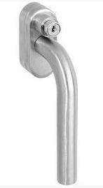 Intersteel SKG2 afsluitbare raamkruk recht RVS, Doe-het-zelf en Bouw, Ophalen of Verzenden, Nieuw