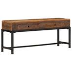 vidaXL Tv-meubel 110x30x46 cm massief gerecycled hout, Huis en Inrichting, Kasten |Televisiemeubels, Verzenden, Nieuw