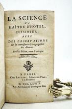 Joseph Menon - La science du maître dhôtel, cuisinier, avec, Antiek en Kunst
