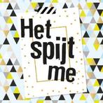 Het spijt me 9789461888716 Gerd de Ley, Boeken, Verzenden, Zo goed als nieuw, Gerd de Ley