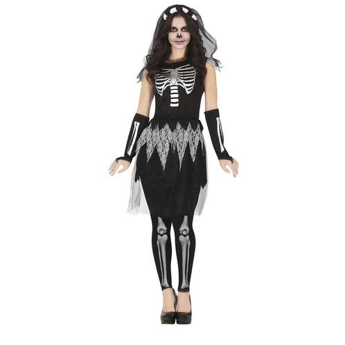 Skelet Halloween Kostuum Dames, Hobby & Loisirs créatifs, Articles de fête, Envoi