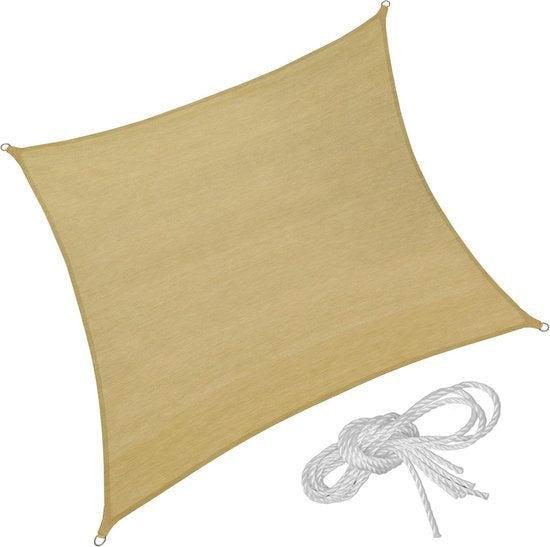 2dekans | Vierkant zonneluifel zonnedoek 3,6m x 3,6m 401810, Jardin & Terrasse, Protection solaire, Enlèvement ou Envoi