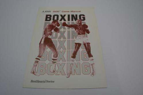 Boxing (ATARI MANUAL), Games en Spelcomputers, Spelcomputers | Atari