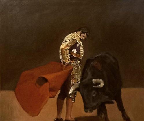 GONZHO - El agarrón, Antiek en Kunst, Kunst | Schilderijen | Modern