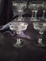 Val Saint Lambert - Verre à champagne (9) - Cristal, Antiquités & Art