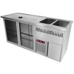 Modulair Barstation | BAR LINE | 370L  | RVS | 2, Verzenden