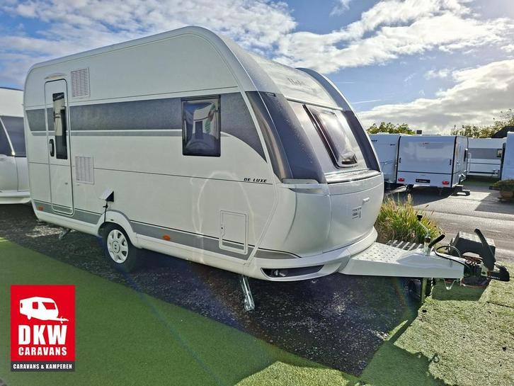 HOBBY De Luxe 400 SFe, Caravans en Kamperen, Caravans, 1000 - 1250 kg, Gascomfoor, Hordeur, Kachel, Koelkast, Openslaande ramen