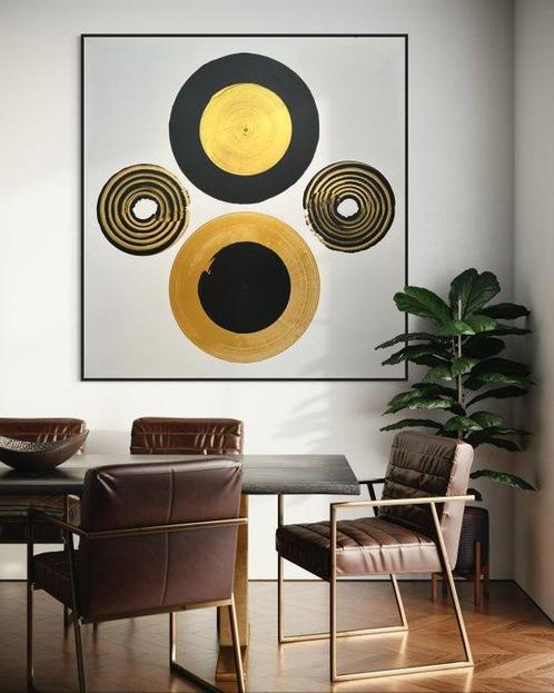Eren - Golden Black - XXL, Antiek en Kunst, Kunst | Schilderijen | Modern