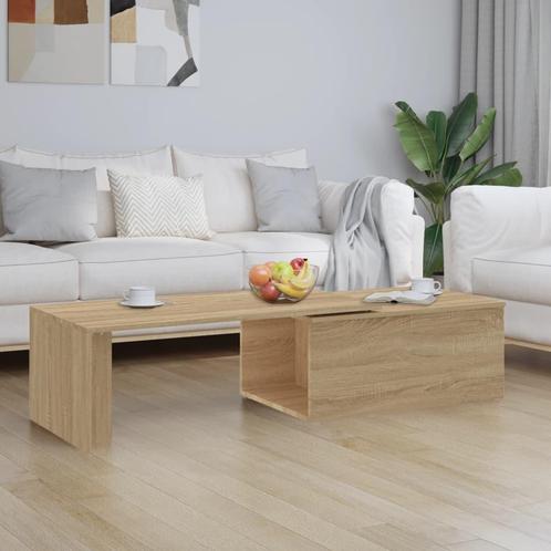 vidaXL Salontafel 150x50x35 cm bewerkt hout sonoma, Huis en Inrichting, Tafels | Salontafels, Nieuw, Verzenden