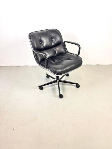 Knoll - Charles Pollock - Fauteuil - Cuir