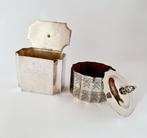 Sieradendoos - Set vintage zilvergeplateerde dozen –