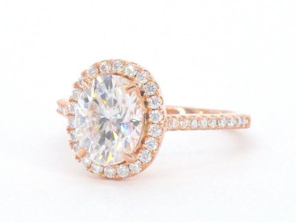 Veiling - Entourage ring ovaal, Handtassen en Accessoires, Ringen