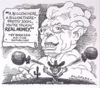 Pentekening Amerika - Everett Dirksen (lijst optie), Antiek en Kunst, Verzenden