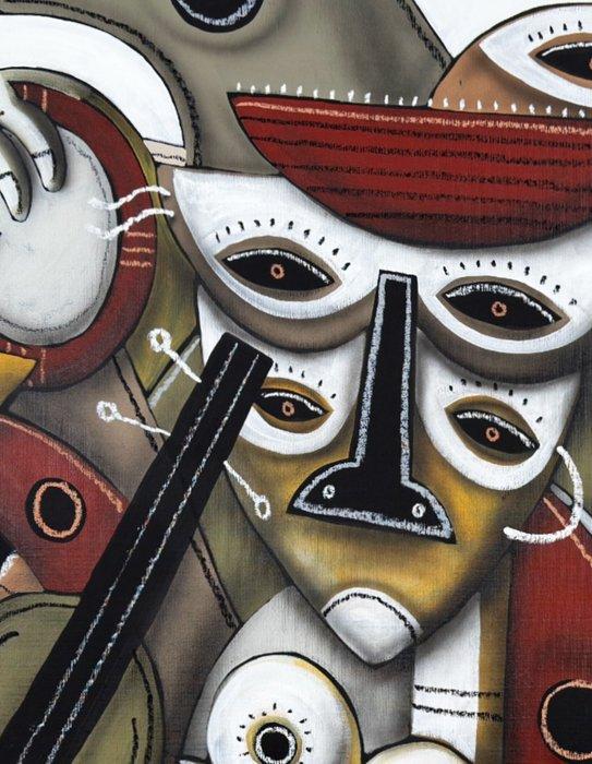 SKEPA - Carnaval musical (XXL), Antiek en Kunst, Kunst | Schilderijen | Modern