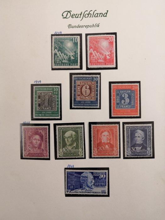 Duitsland, Bondsrepubliek 1949/1955 - Schoon ongebruikte, Postzegels en Munten, Postzegels | Europa | Duitsland