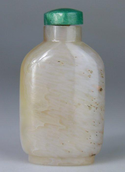 Chinees snuifdoosje in geslepen agaat - 19e eeuw - Agate -, Antiek en Kunst, Antiek | Overige Antiek