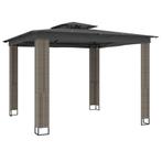 Antracietkleurig Prieel 2.94m - Tweede kansje - OP = OP!, Tuin en Terras, Partytenten, Verzenden, Minder dan 4 meter, Nieuw, Paviljoen