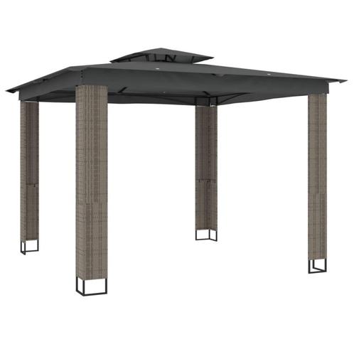 Antracietkleurig Prieel 2.94m - Tweede kansje - OP = OP!, Tuin en Terras, Partytenten, Minder dan 4 meter, Minder dan 5 meter