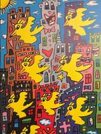 James Rizzi (1950-2011) - Birds in N.Y.C.