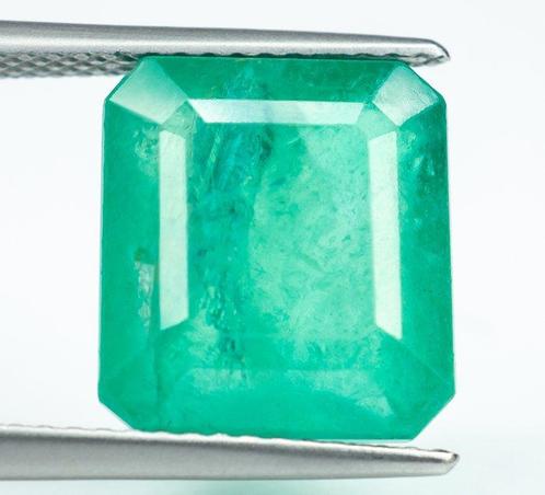 Zonder Minimumprijs Groen Smaragd  - 8.61 ct - International, Handtassen en Accessoires, Edelstenen