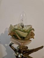 Lamp - Zinklegering, Marmer, pate de verre