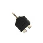3.5mm Audio Jack Out Plug to 2 RCA Splitter Adapter AL010, Nieuw, Verzenden
