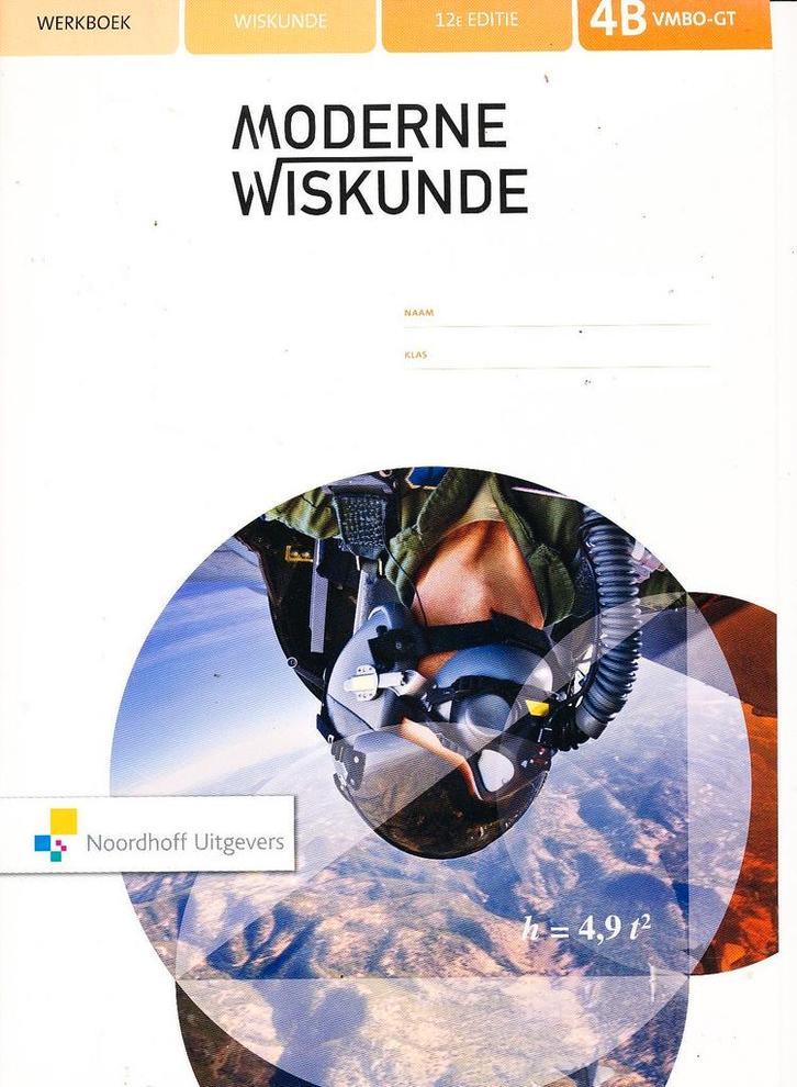 Moderne Wiskunde 12e editie VMBO-GT werkboek, Livres, Livres scolaires, Envoi