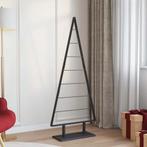 vidaXL Metalen kerstboom met standaard Zwart 150 cm Staal, Diversen, Verzenden, Nieuw