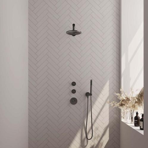 Thermostatische Inbouwdoucheset Brauer Gunmetal Edition, Doe-het-zelf en Bouw, Sanitair, Kraan, Nieuw, Ophalen of Verzenden