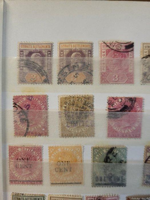 Ceylon 1920/1960 - Grote partij Ceylon-postzegels, waaronder, Timbres & Monnaies, Timbres | Asie