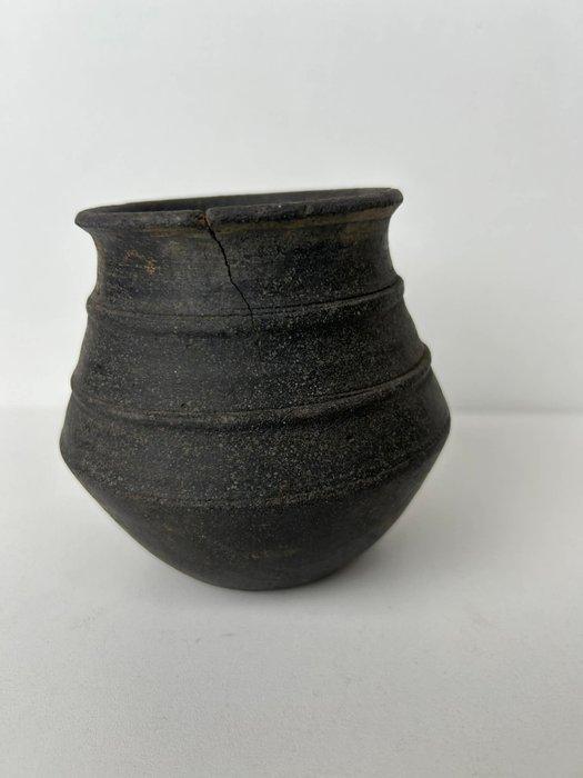 Merovingisch - Vroege Middeleeuwen Terracotta CUP - 11 cm, Antiek en Kunst, Antiek | Overige Antiek