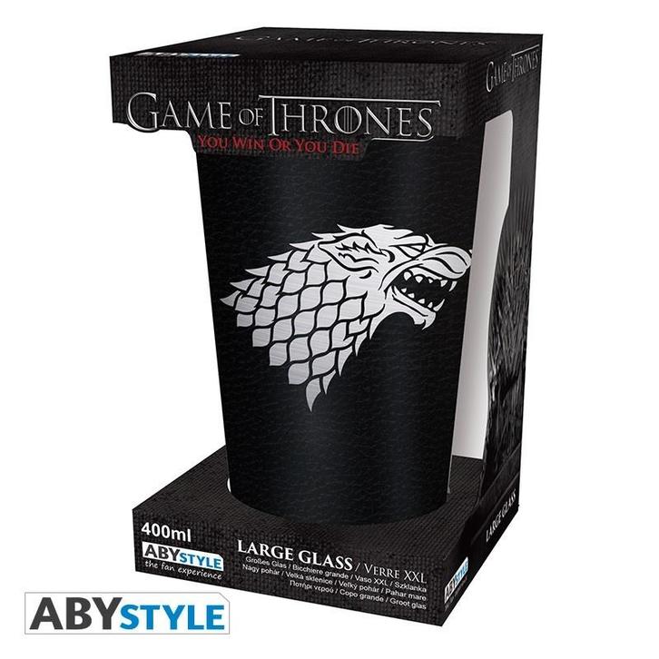 Game of Thrones Stark Premium XL Glas, Verzamelen, Film en Tv, Nieuw, Ophalen of Verzenden