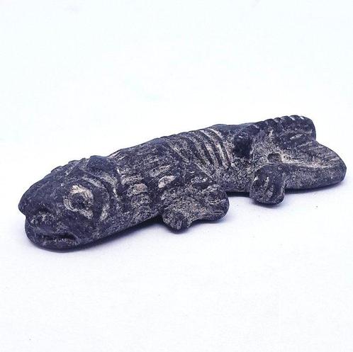 Mésopotamien Grès Amulette en perles de lézard - 62 mm, Antiek en Kunst, Antiek | Overige Antiek