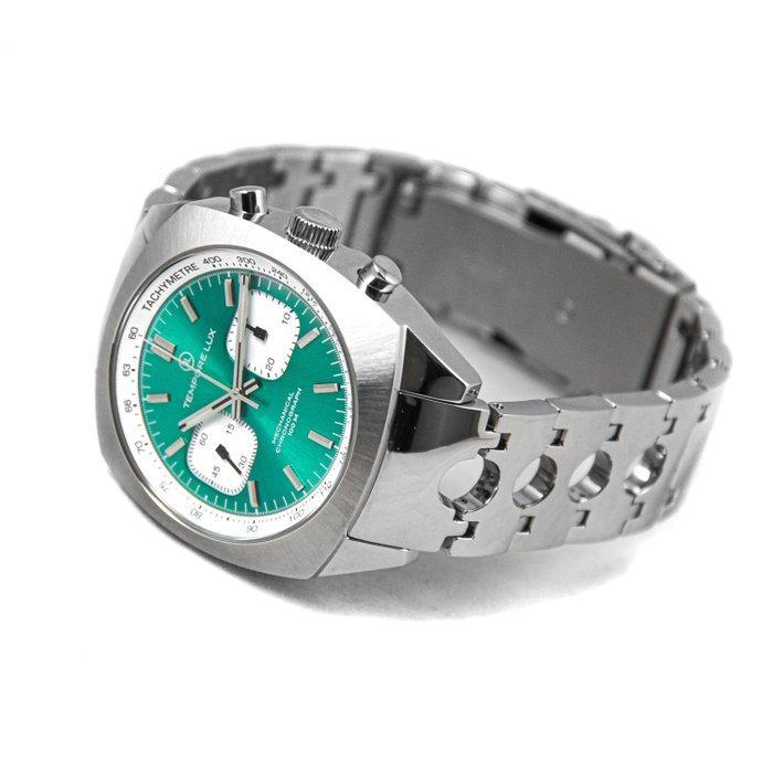 Tempore Lux - Racing One Chrono-Mechanical 05 Green - Racing, Handtassen en Accessoires, Horloges | Heren