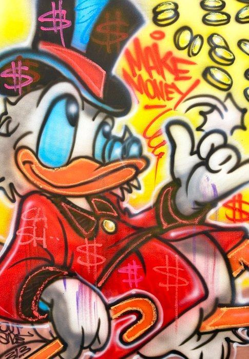 Outside313 - Uncle Scrooge - Keep calm and make money, Antiquités & Art, Art | Peinture | Moderne