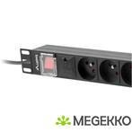Lanberg PDU-08E-0200-BK energiedistributie 8 AC-uitgang(en), Computers en Software, Pc- en Netwerkkabels, Verzenden, Nieuw