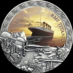 Niue. 5 Dollars 2020 Titanic Grand Shipwrecks in a History