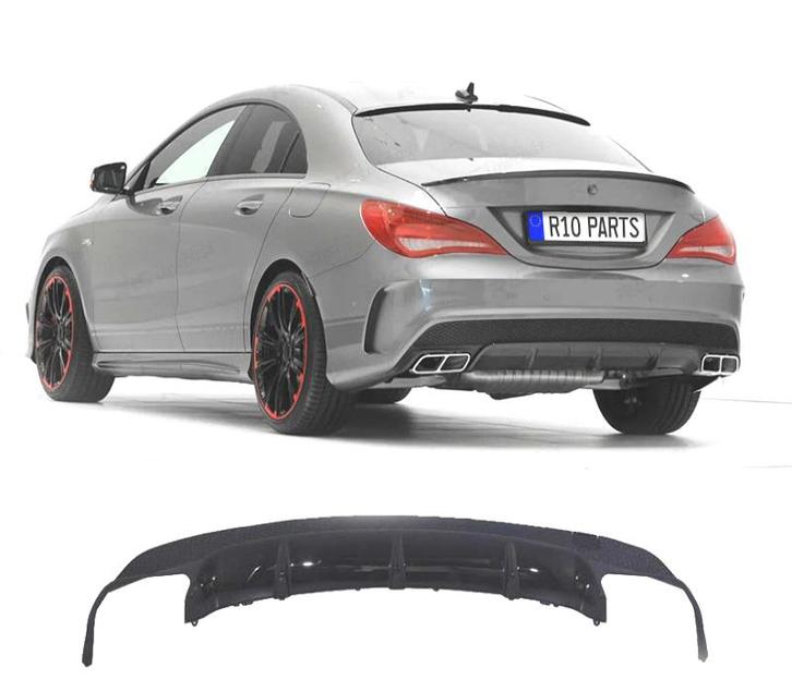 Diffuseur Pour Mercedes Cla C117 Look A45 Amg Line Double So, Autos : Pièces & Accessoires, Carrosserie & Tôlerie, Envoi
