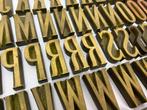 Antique extra-large bookbinding/printing letters -, Antiek en Kunst