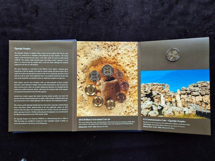 Malta. Year Set (BU) 2016 (3 sets) (Zonder Minimumprijs), Postzegels en Munten, Munten | Europa | Euromunten