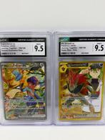 Pokémon - 2 Graded card - Hops Zacian ex, Ns Zoroark ex, Nieuw