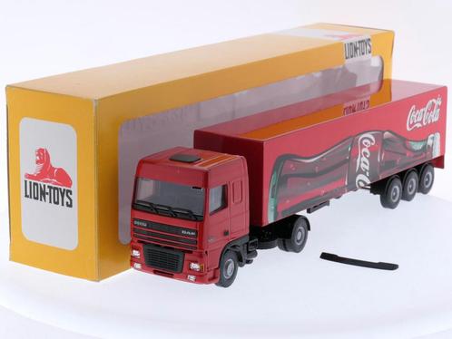Schaal 1:50 Lion-toys No. 36 DAF 95 XF 480 trekker met tr..., Hobby en Vrije tijd, Modelauto's | 1:50, Gebruikt, Ophalen of Verzenden