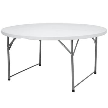 Inklapbare Buffettafel | CATERING | Kunststof/Metaal | Wit, Verzenden