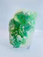 Adembenemende groene fluorietcluster uit de, Verzamelen, Mineralen en Fossielen